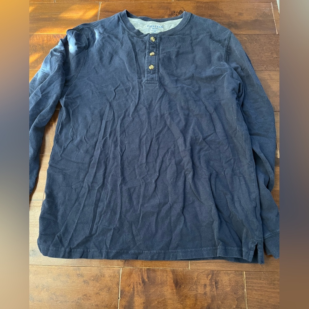 Puritan Men's Dark Blue Shirt Jacket